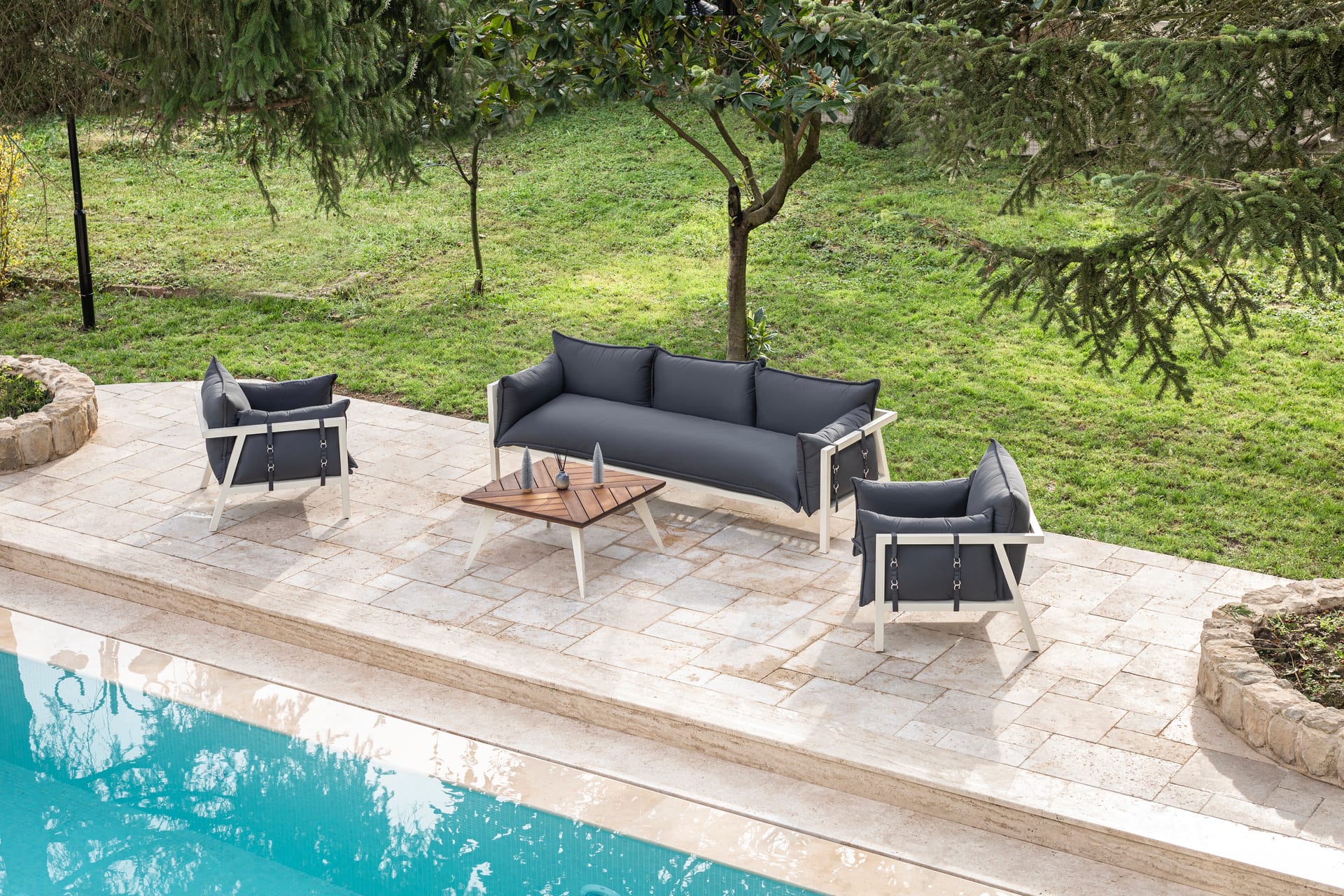 Tivossi Irova Aluminium Garden Sofa Set