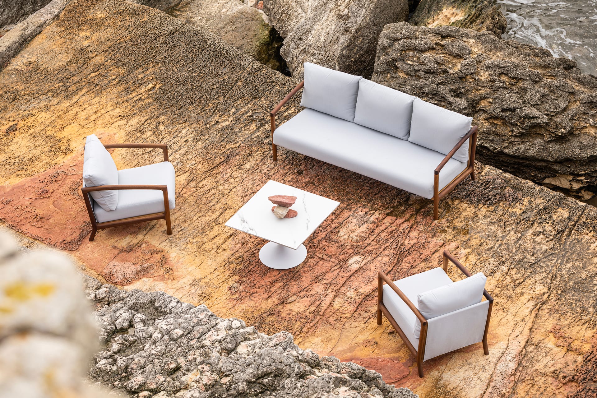 Tivossi Milano Wood Garden Sofa Set